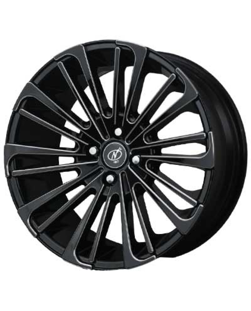 Chocolate 16 Inch BLACK MILLED finish PCD 5x114.3 |Size 16 Inch
